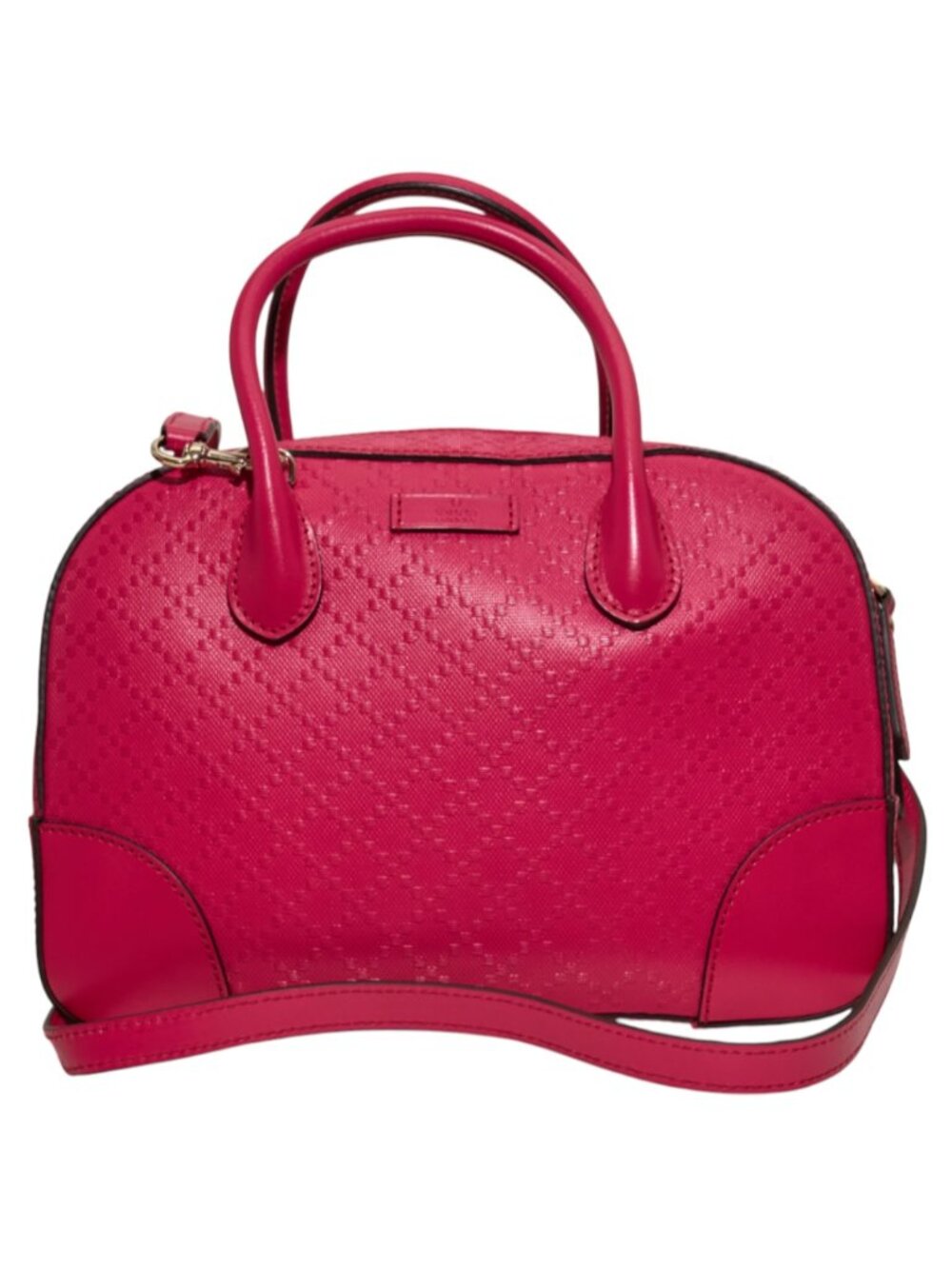 Gucci Diamante Pink Leather Bowling Bag